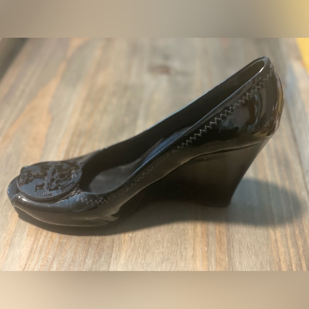 Tory Burch Patent Leather Wedge